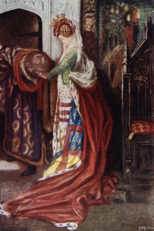 VI. Henrik király 2. rész (színes litó) alkotó: Eleanor Fortescue Brickdale