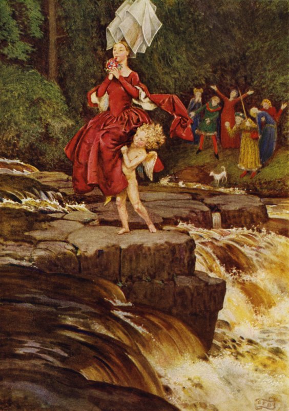 A szerelem megtalálja az utat (színes litó) alkotó: Eleanor Fortescue Brickdale