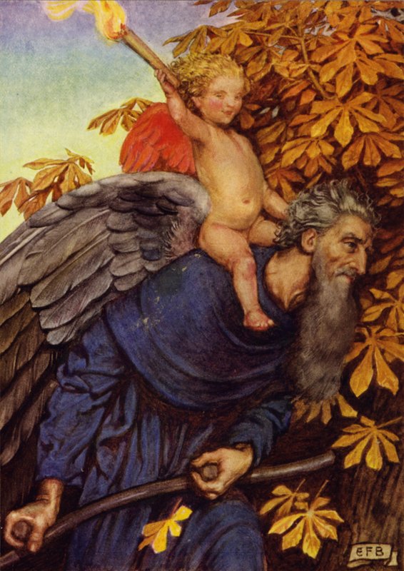 A szerelem nem az idő bolondja (színes litó) alkotó: Eleanor Fortescue Brickdale