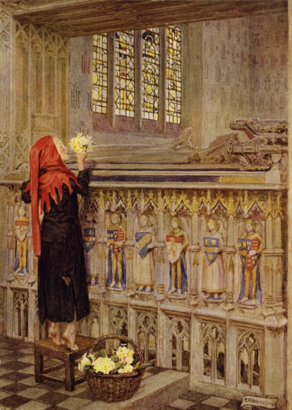 Csak az igazak tettei, az illata édes, és virágzik a porában (színes litho) alkotó: Eleanor Fortescue Brickdale