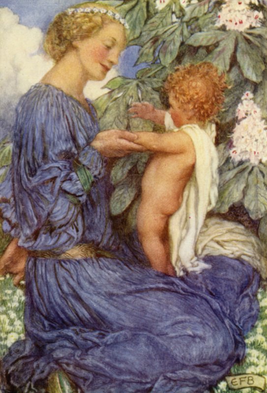 Az utolsó út együtt (színes litó) alkotó: Eleanor Fortescue Brickdale