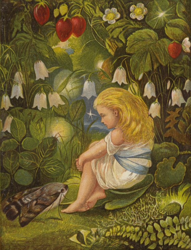 Repül a pletyka a tűzzel (színes litó) alkotó: Eleanor Fortescue Brickdale