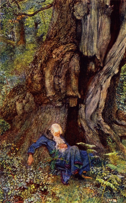 Vivien (színes litó) alkotó: Eleanor Fortescue Brickdale