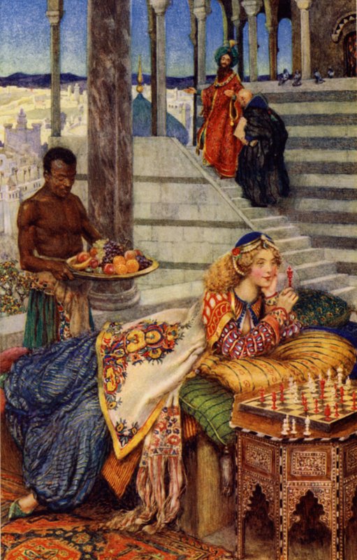 Vivien (színes litó) alkotó: Eleanor Fortescue Brickdale