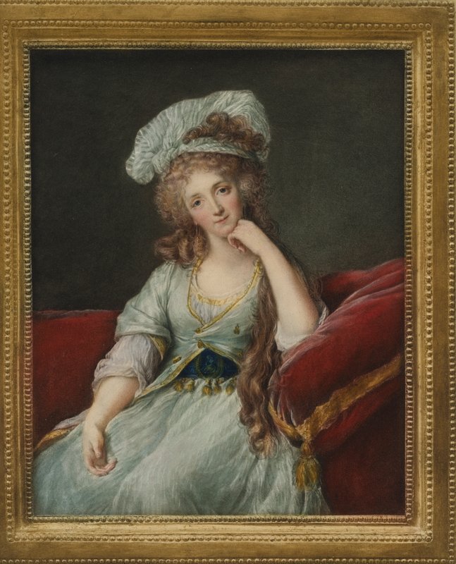 Louise Marie Adelaide de Bourbon-Ponthievre, Orléans hercegnőjének portréja alkotó: Elisabeth Louise after Vigee Lebrun