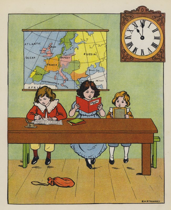 Óraidő (színes litó) alkotó: Elise H. Stewart