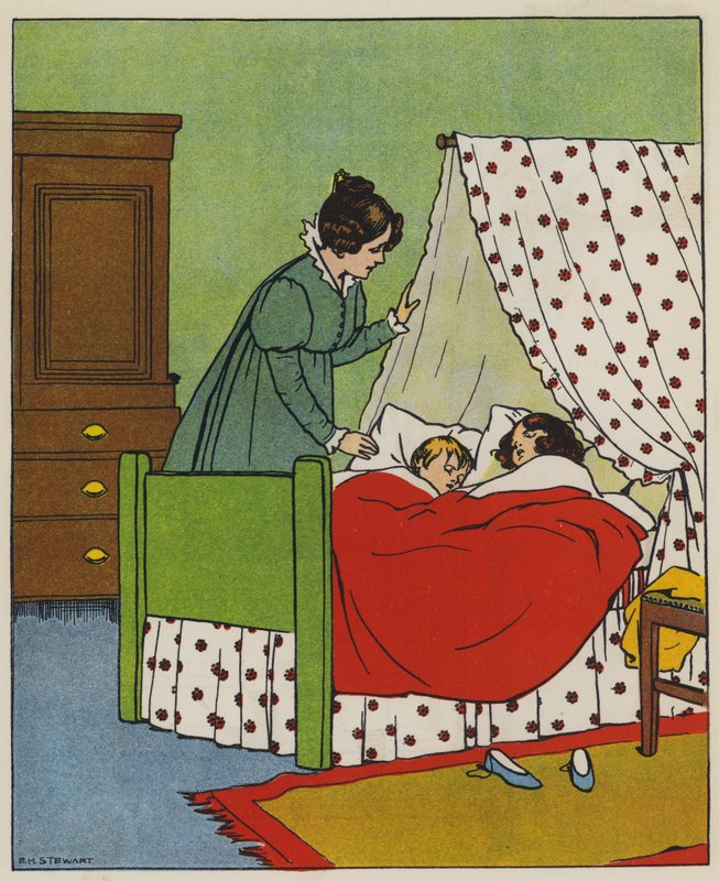 Alvásidő (színes litó) alkotó: Elise H. Stewart