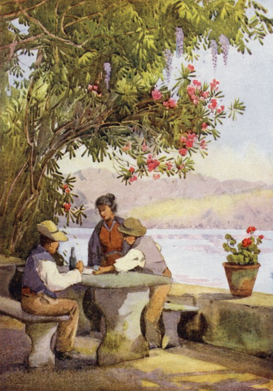 Étterem (színes litho) alkotó: Ella Du Cane