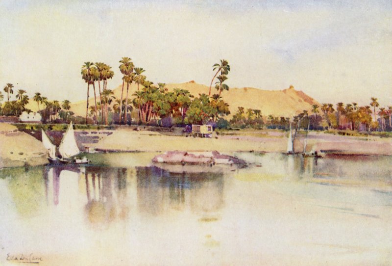 Elephantine Island (színes litho) alkotó: Ella Du Cane