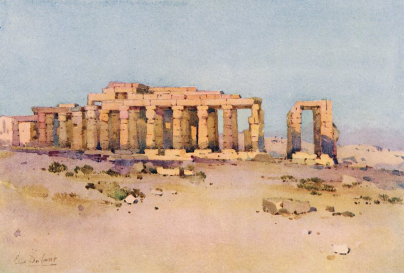 Ramesseum (színes litó) alkotó: Ella Du Cane