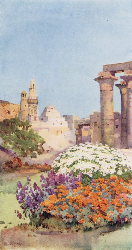Luxor temploma (színes litó) alkotó: Ella Du Cane