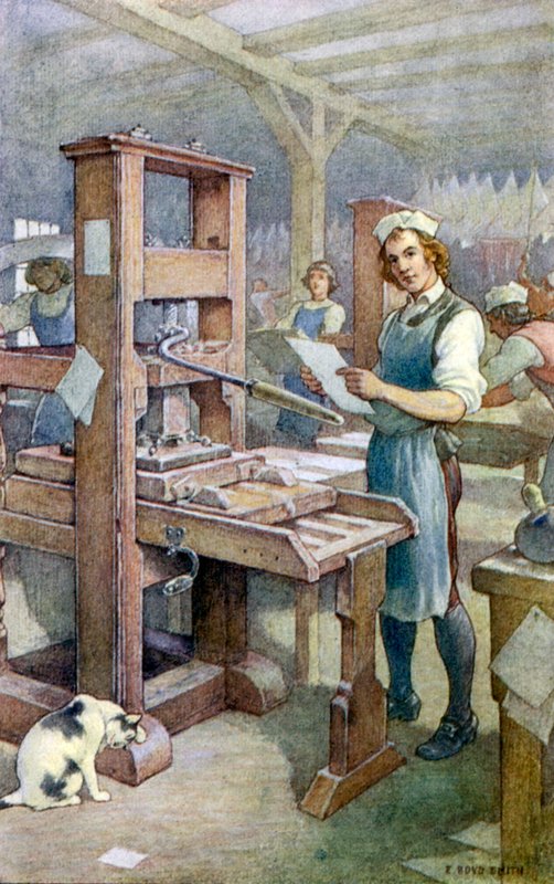 Nyomdába kezdtem dolgozni alkotó: Elmer Boyd Smith