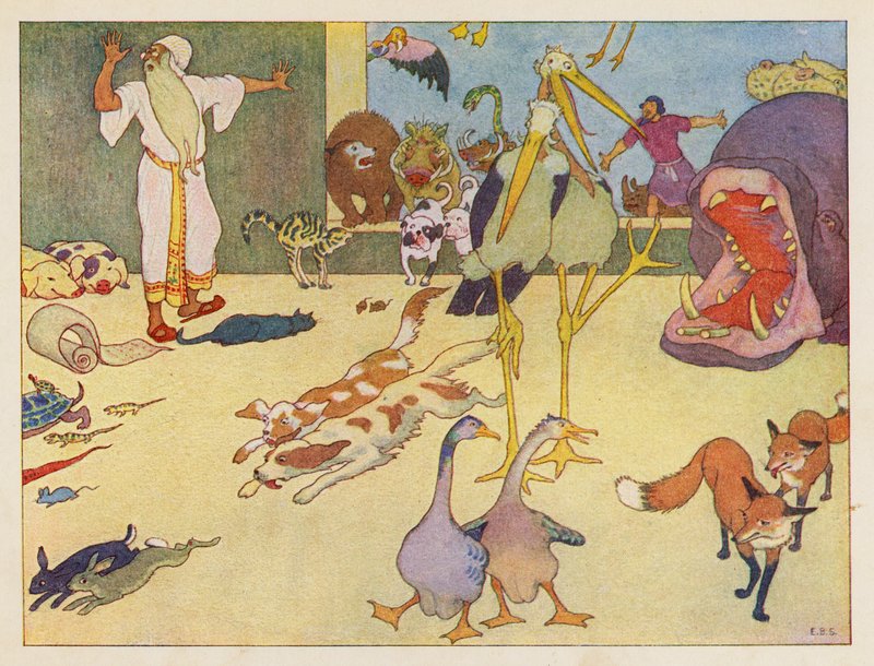 Noé bárkája: (színes litográfia) alkotó: Elmer Boyd Smith