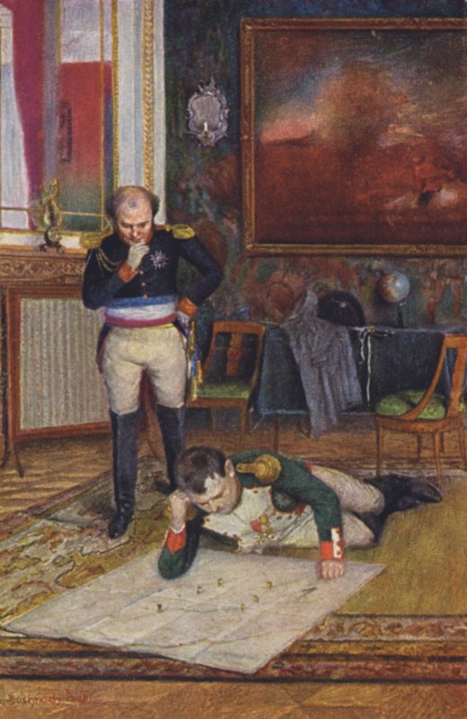 Napóleon Bonaparte (színes litó) alkotó: Emanuel Bachrach Baree
