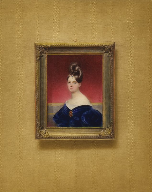Louise Amelie badeni hercegnő portréja alkotó: Emanuel Thomas Peter