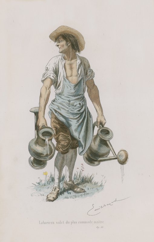 XI. levél, Kertészemhez, 1695 alkotó: Emile Antoine Bayard