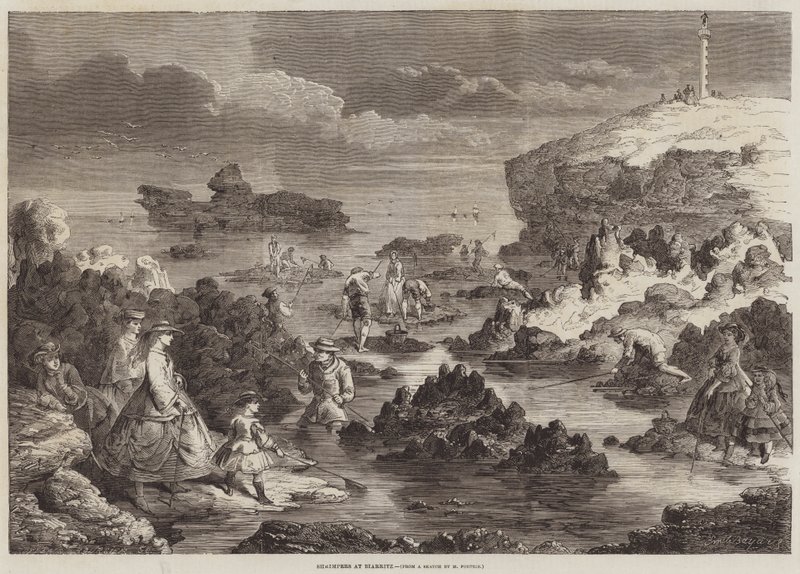 Garnélarák Biarritzban alkotó: Emile Antoine Bayard