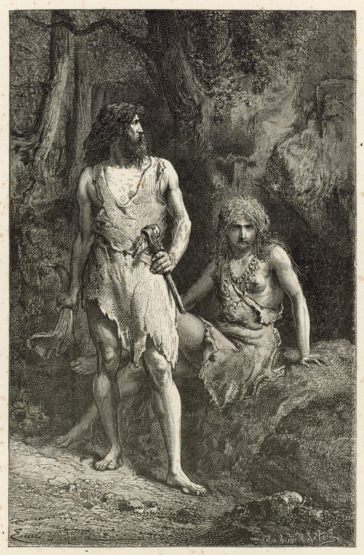 Ember a rénszarvas-korban alkotó: Emile Antoine Bayard