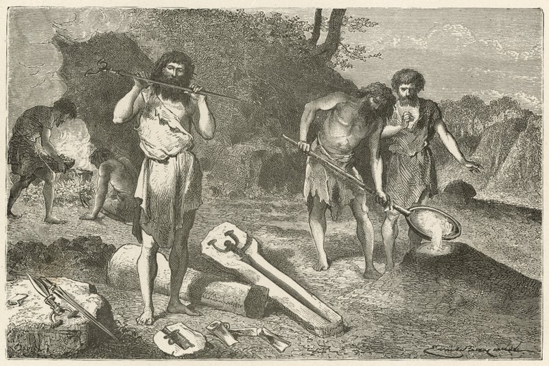 Öntőműhely a bronzkorban alkotó: Emile Antoine Bayard