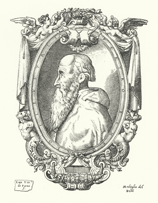 Pietro Bembo olasz tudós, költő és bíboros alkotó: Enea Vico