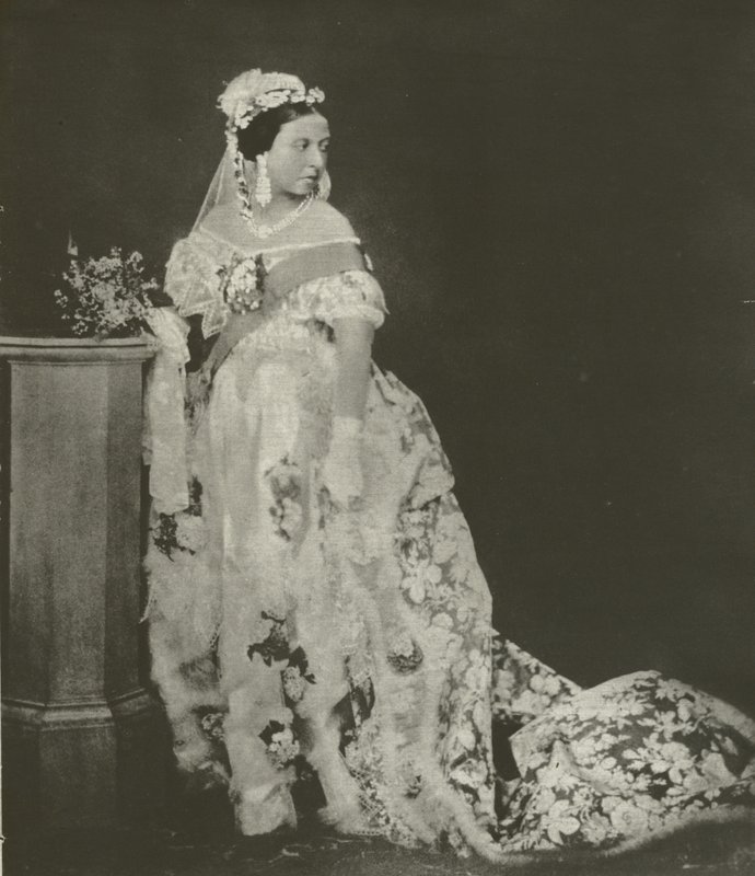 Viktória királynő, korai fénykép, 1850-es évek közepe alkotó: English Photographer