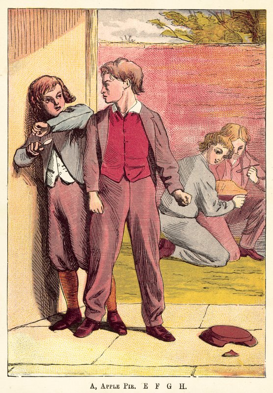 A, Almás pite, E, F, G, H alkotó: English School