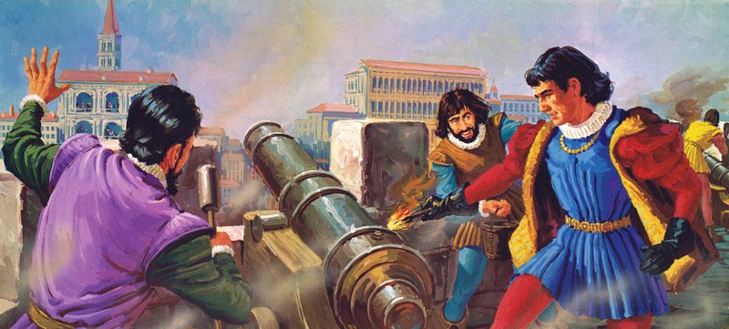 Benvenuto Cellini, a fegyverekért felelős ötvös alkotó: English School