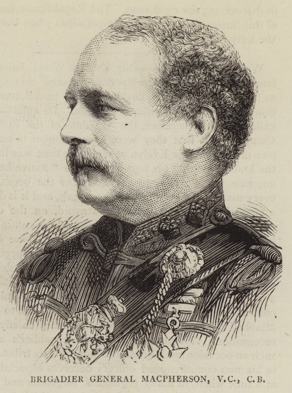 Macpherson dandártábornok, VC, CB alkotó: English School