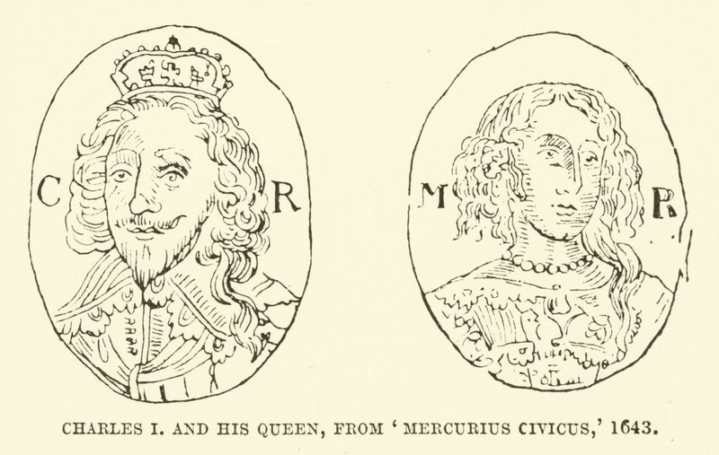 I. Károly és királynője a Mercurius Civicustól, 1643 alkotó: English School