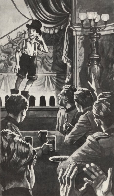 Charlie Chaplin fiúként alkotó: English School
