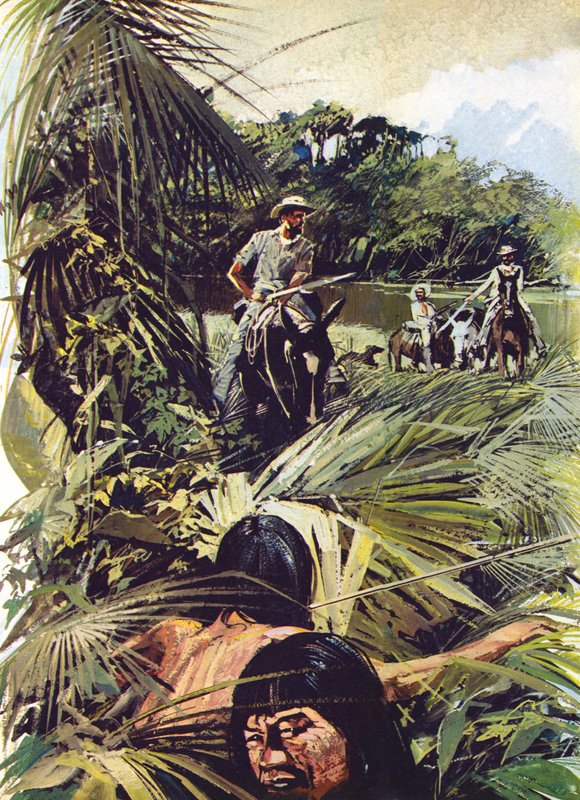 Percy Fawcett ezredes a Matto Grosso felfedezésében alkotó: English School