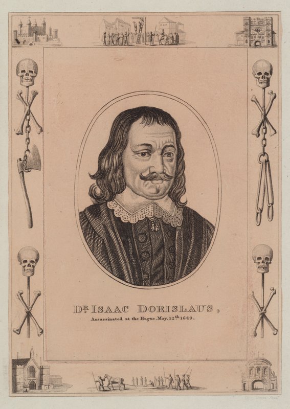 Dr. Isaac Dorislaust, meggyilkolták Hágában, 1649. május 12-én alkotó: English School