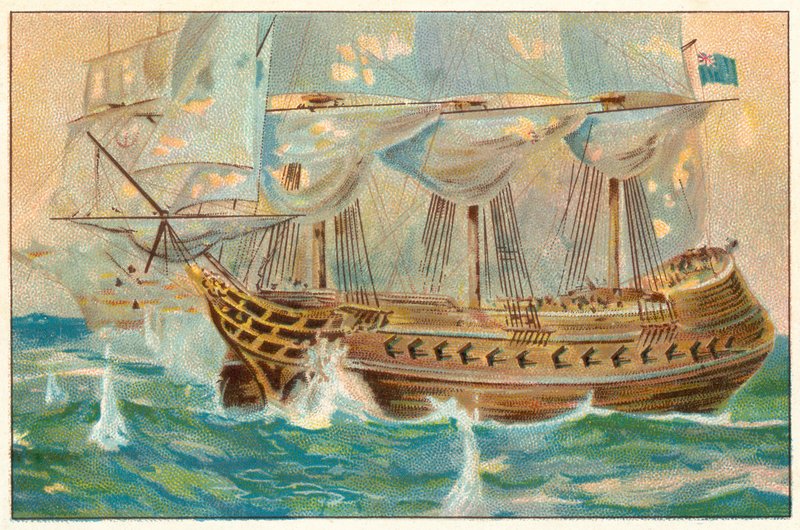 HMS Shannon és párbaja a Chesapeake-kel alkotó: English School