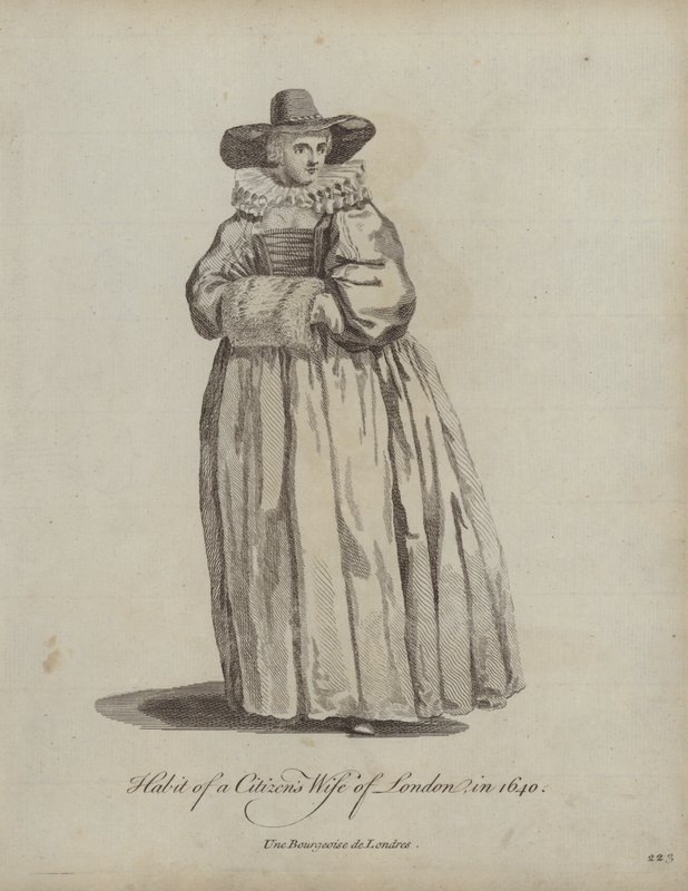 Egy londoni polgárfeleség szokása 1640-ben alkotó: English School