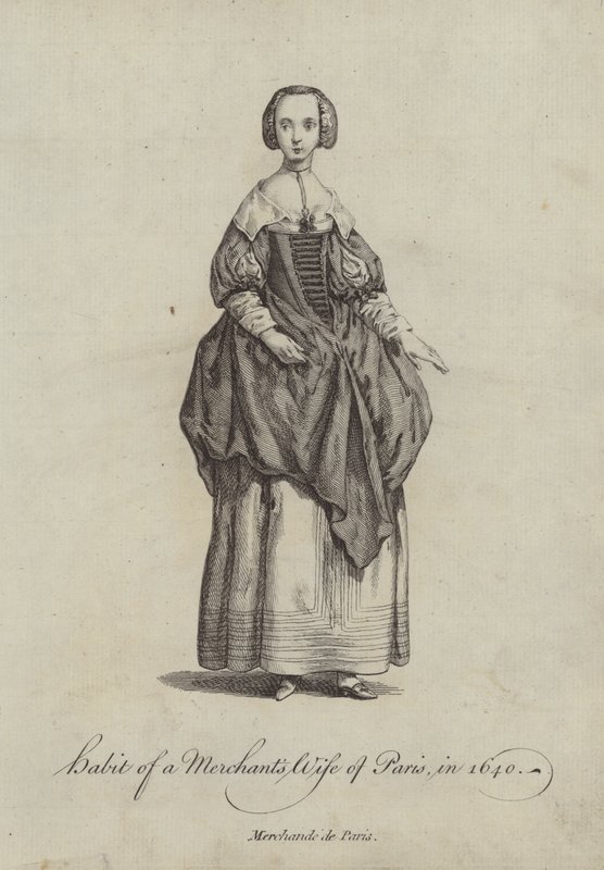 Egy párizsi kereskedőfeleség szokása 1640-ben alkotó: English School