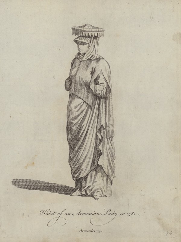 Egy örmény hölgy szokása 1581-ben alkotó: English School