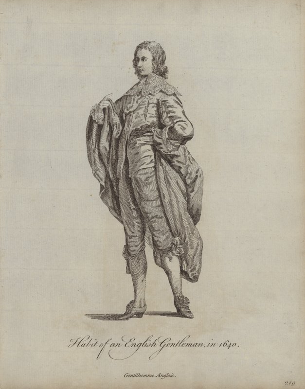 Egy angol úriember szokása 1640-ben alkotó: English School
