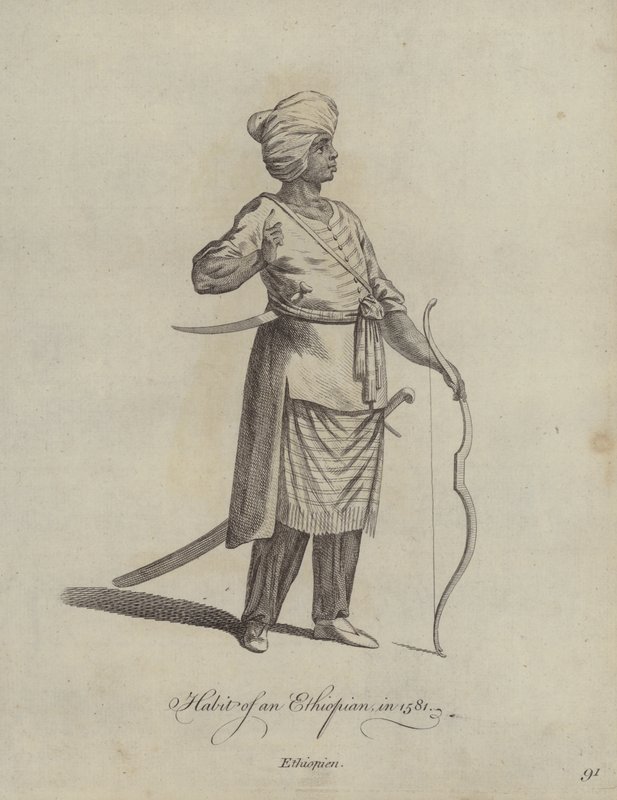 Egy etióp szokása 1581-ben alkotó: English School