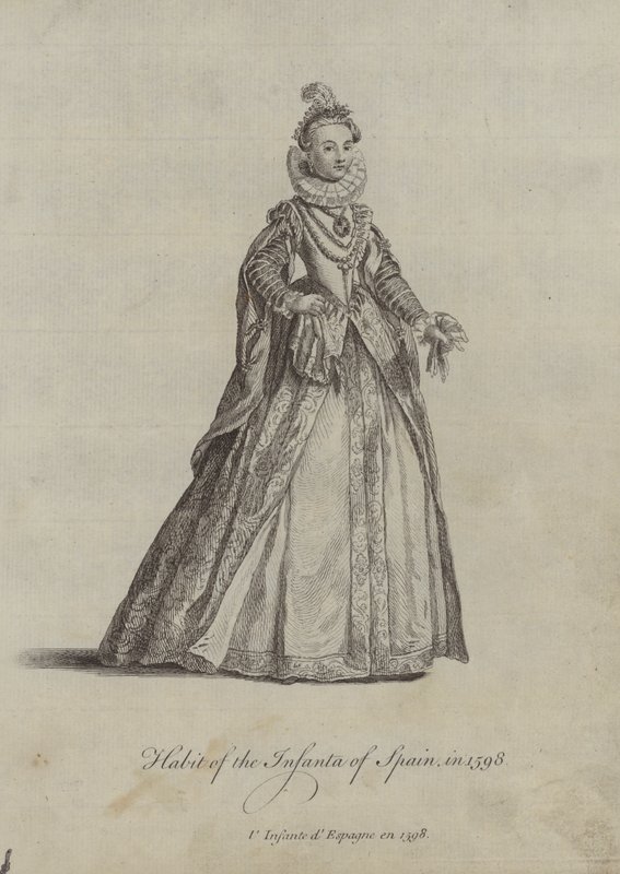 Spanyolország csecsemőjének szokása 1598-ban alkotó: English School