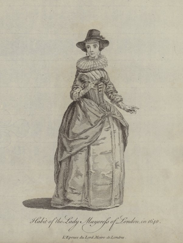 London polgármesternőjének szokása 1640-ben alkotó: English School
