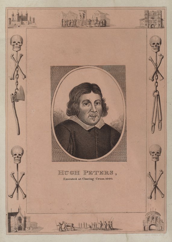 Hugh Peters, kivégezték Charing Crossnál, 1660 alkotó: English School
