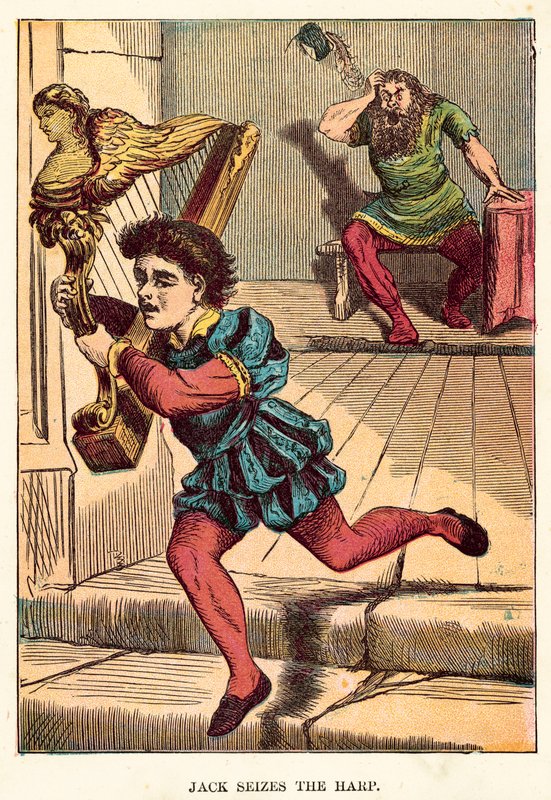 Jack megragadja a hárfát alkotó: English School