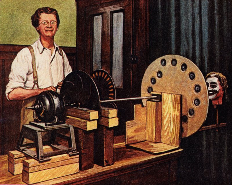 John Logie Baird, a televízió úttörője alkotó: English School