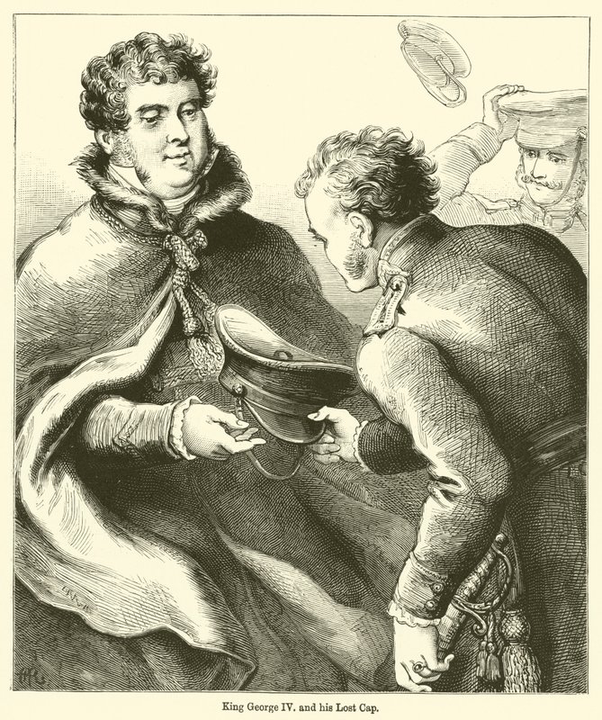 IV. György király és elveszett sapkája alkotó: English School