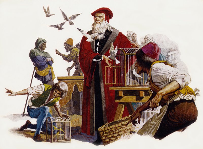 Leonardo da Vinci. alkotó: English School