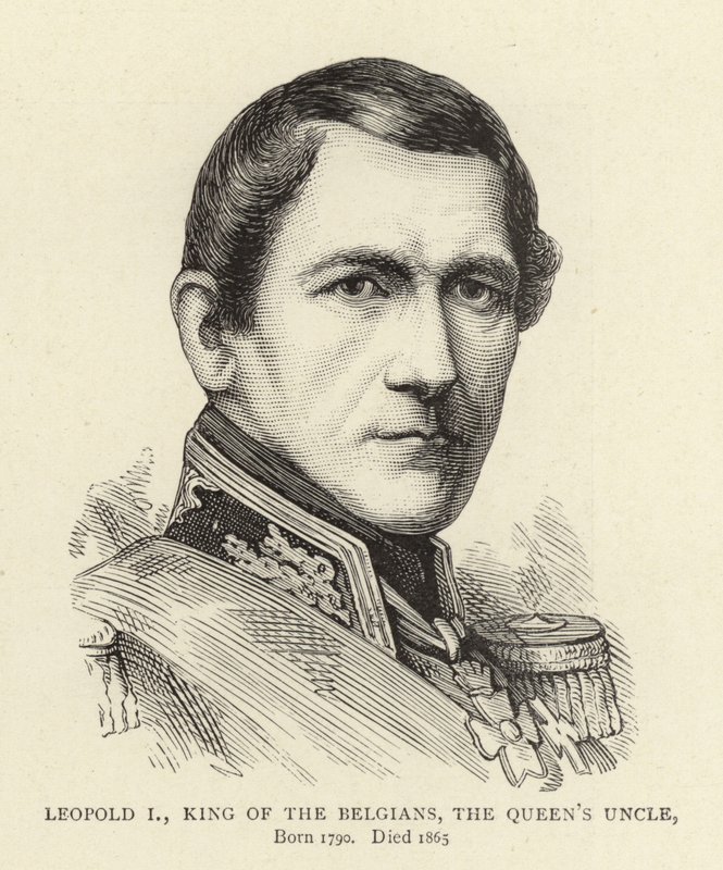 I. Lipót, a belgák királya, a királynők nagybátyja alkotó: English School