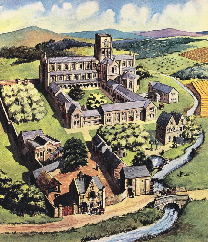 Élet a kolostorokban alkotó: English School
