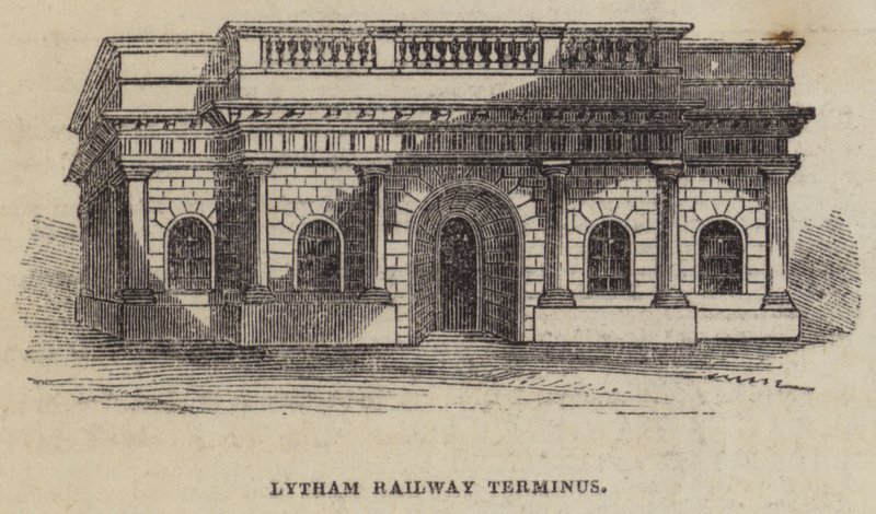 Lytham vasúti végállomás alkotó: English School