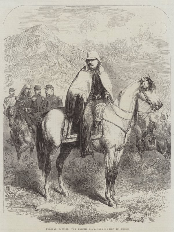 Bazaine marsall, a francia mexikói főparancsnok alkotó: English School