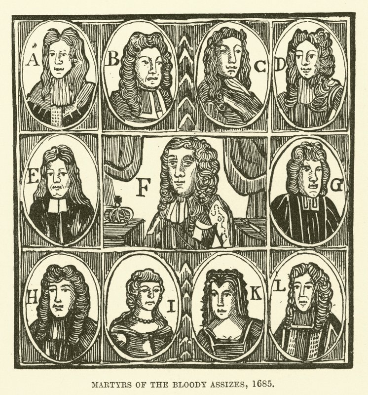 A véres assziszek mártírjai, 1685 alkotó: English School